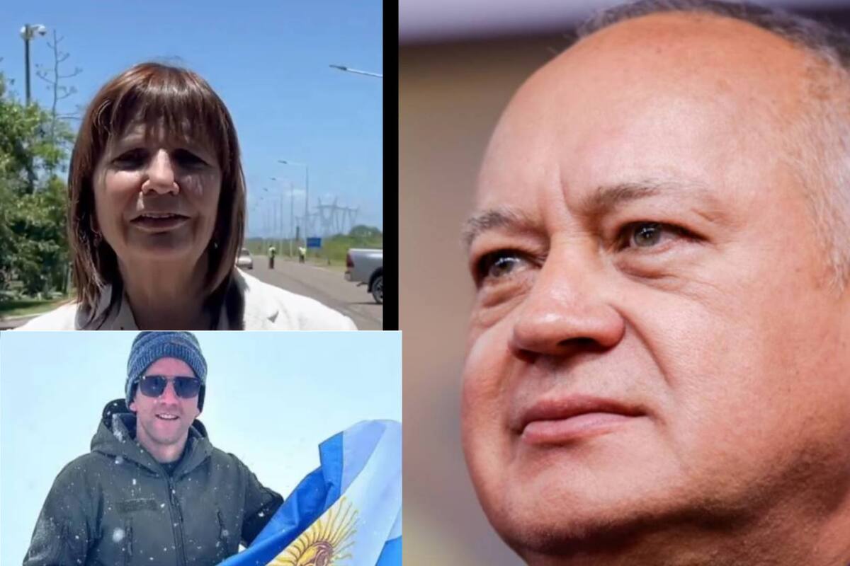 Venezuela: “Enferma de odio” llama Diosdado Cabello a ministra de Seguridad de Argentina por caso del Gendarme detenido