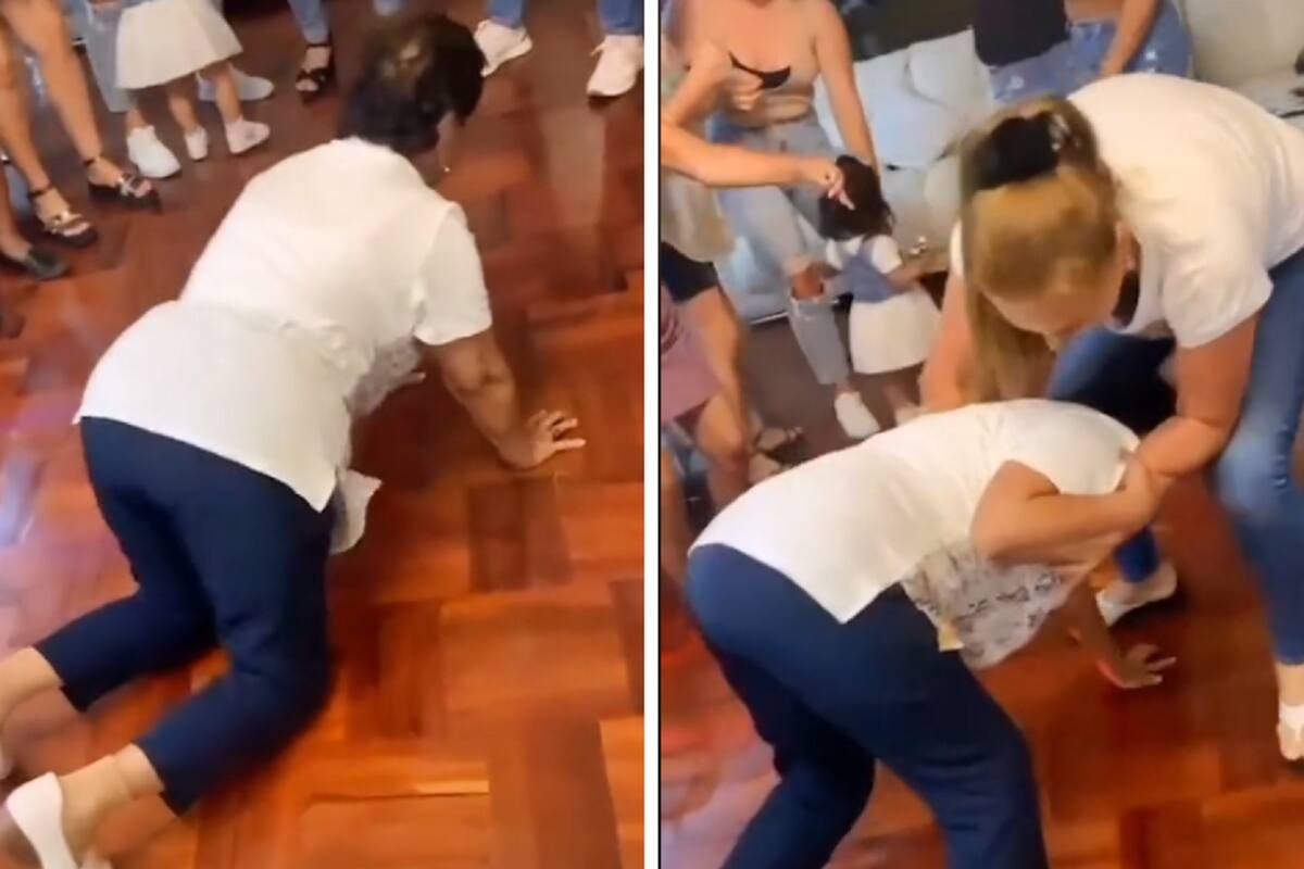 TIK TOK: Abuelita hace el 'paso de Anitta' pero sufre incidente al no poder pararse