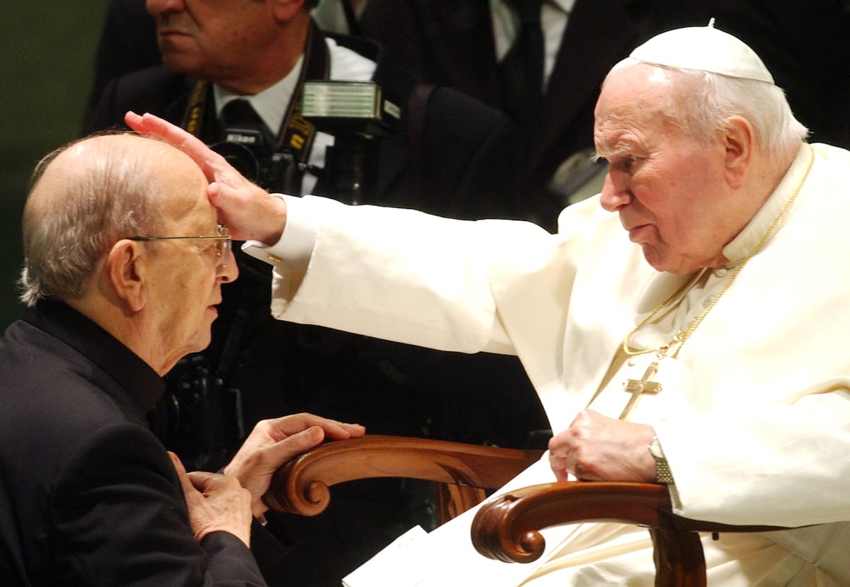 Juan Pablo II y Marcial Maciel