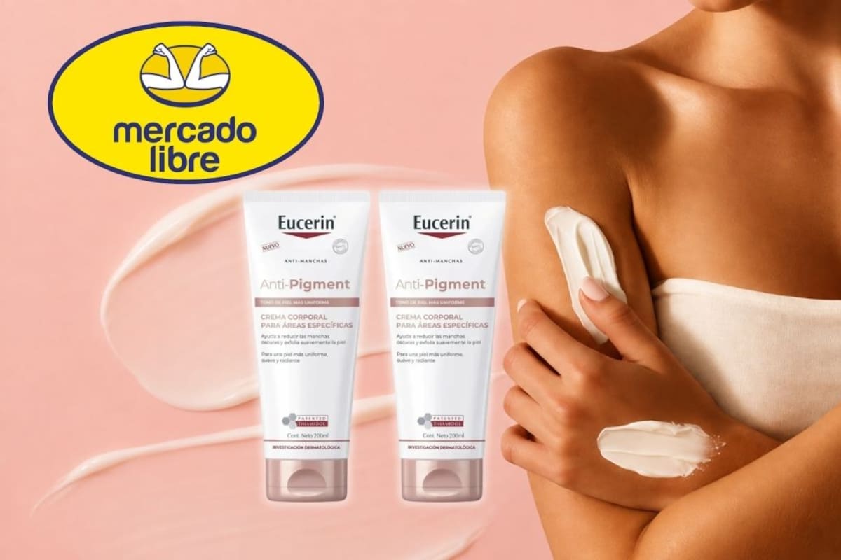 Kit de dos cremas corporales Anti-Pigment con Thiamidol se vende en 824 pesos con un descuento del 45%