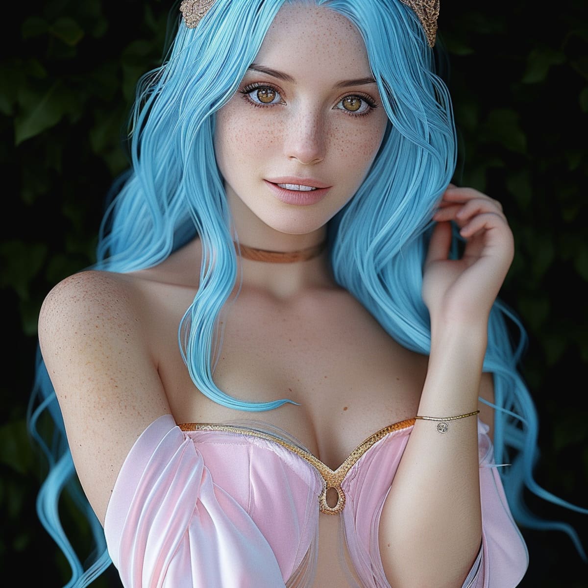 Nefertari Vivi luce increíblemente realista gracias a la Inteligencia Artificial de Midjourney