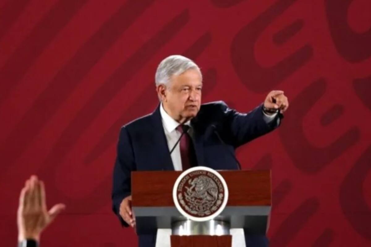 Conferencia de AMLO desde Palacio Nacional