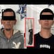 Detienen a dos sujetos con arma blanca; uno tenía orden de aprehensión