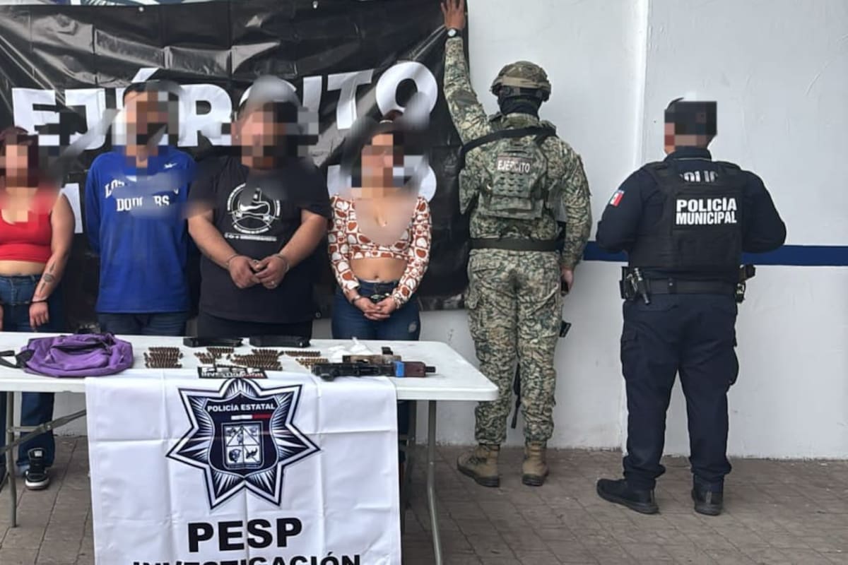 Detenidos con armas de grueso calibre