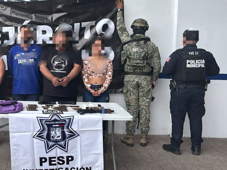 Detenidos con armas de grueso calibre