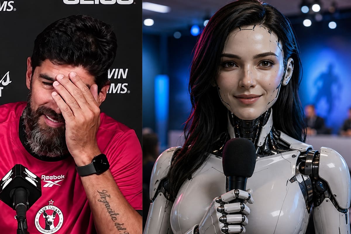 “¿Es inteligencia artificial?”: Sebastián Abreu confundió la voz de la reportera en plena conferencia de Xolos