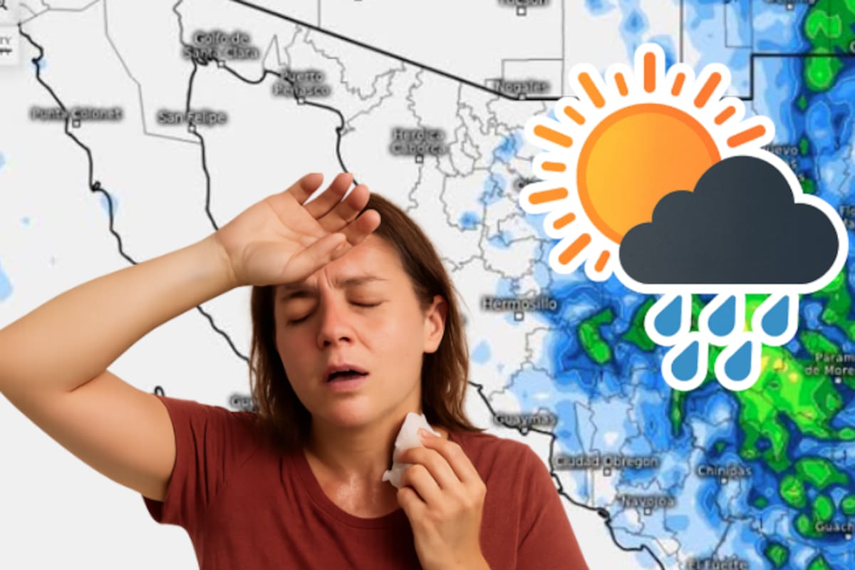 Alerta en Sonora: calor sofocante y lluvias intensas golpean distintas regiones del estado