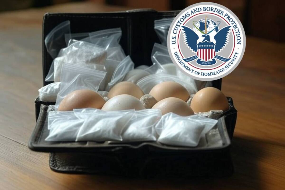 Aduana de EU ha incautado 29 kilos de metanfetamina, huevos y otros artículos en El Paso