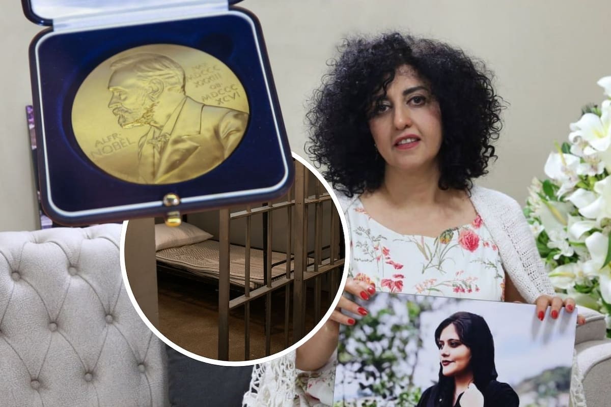 Tras casi dos meses de ser detenida, Narges Mohammadi, ganadora del Nobel de la Paz en 2023, es sentenciada a más de siete años de prisión por colusión y propaganda contra el gobierno iraní