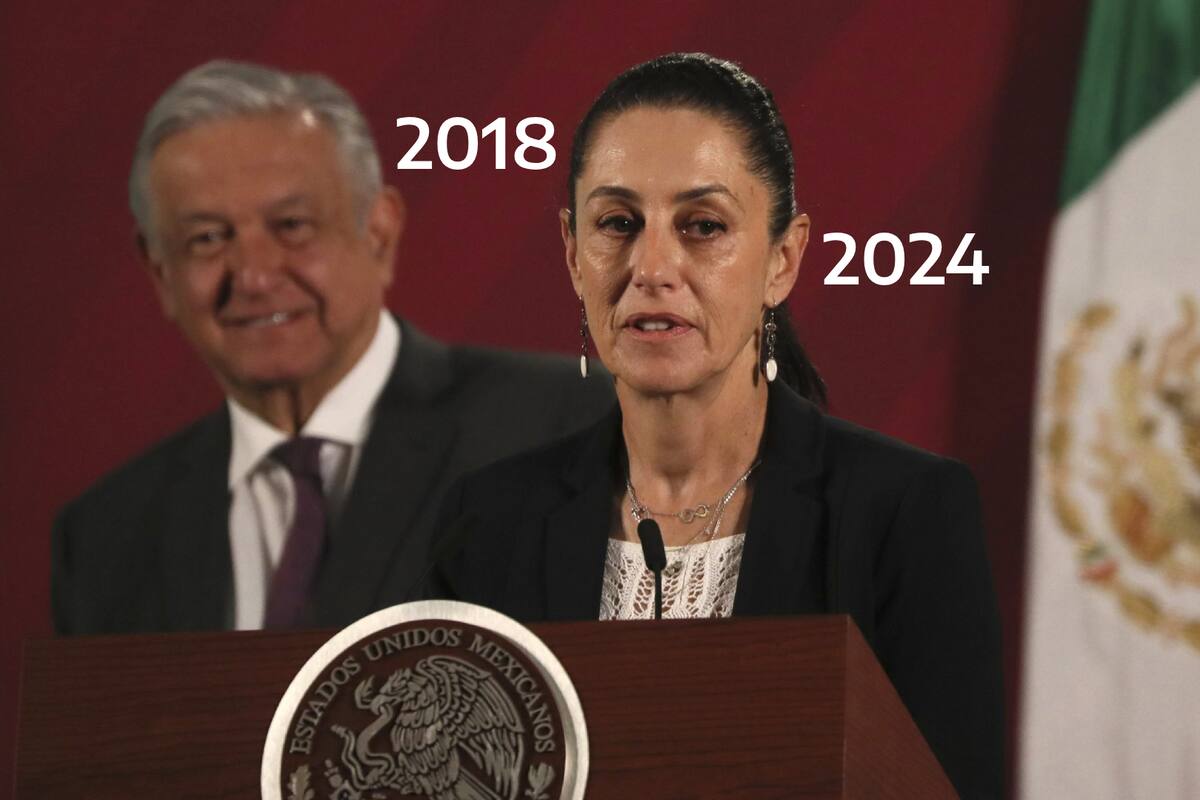 VIDEO: Así reaccionó AMLO cuando Sheinbaum superó los votos que logró en 2018