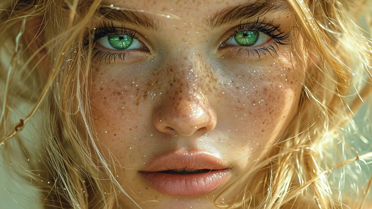 Midjourney se imaginó a Candy Candy como una chica rubia con pecas en su rostro, de nariz respingada y grandes ojos color verde esmeralda.