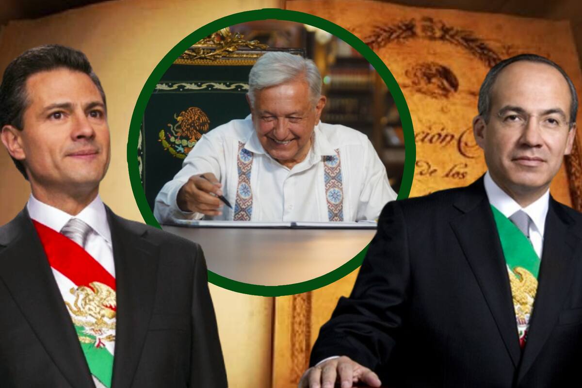 AMLO pasó 83 reformas constitucionales en su sexenio: ¿Cómo se compara con Peña Nieto y Felipe Calderón?