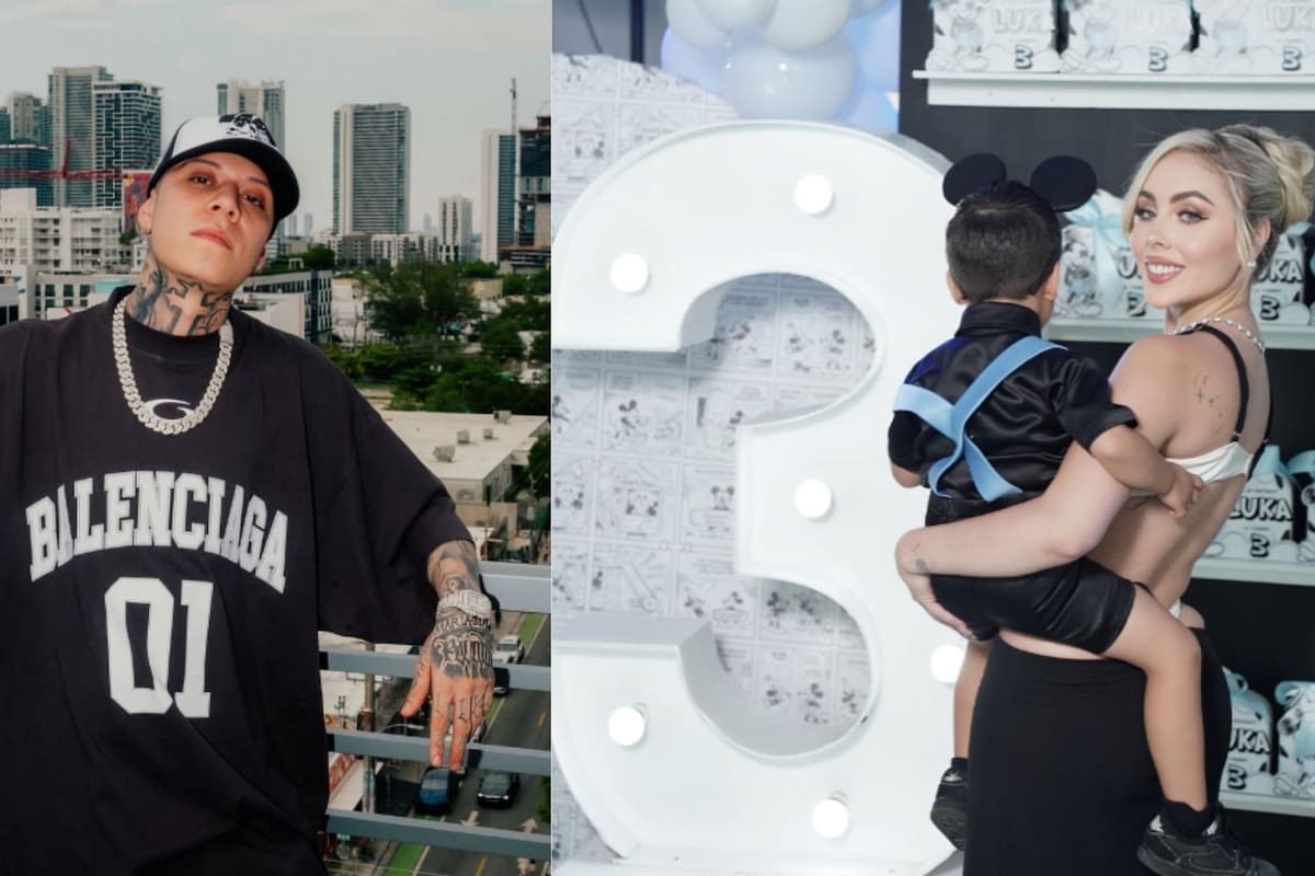 Celebran los 3 años del hijo de Santa Fe Klan con lujosa fiesta temática de Mickey Mouse