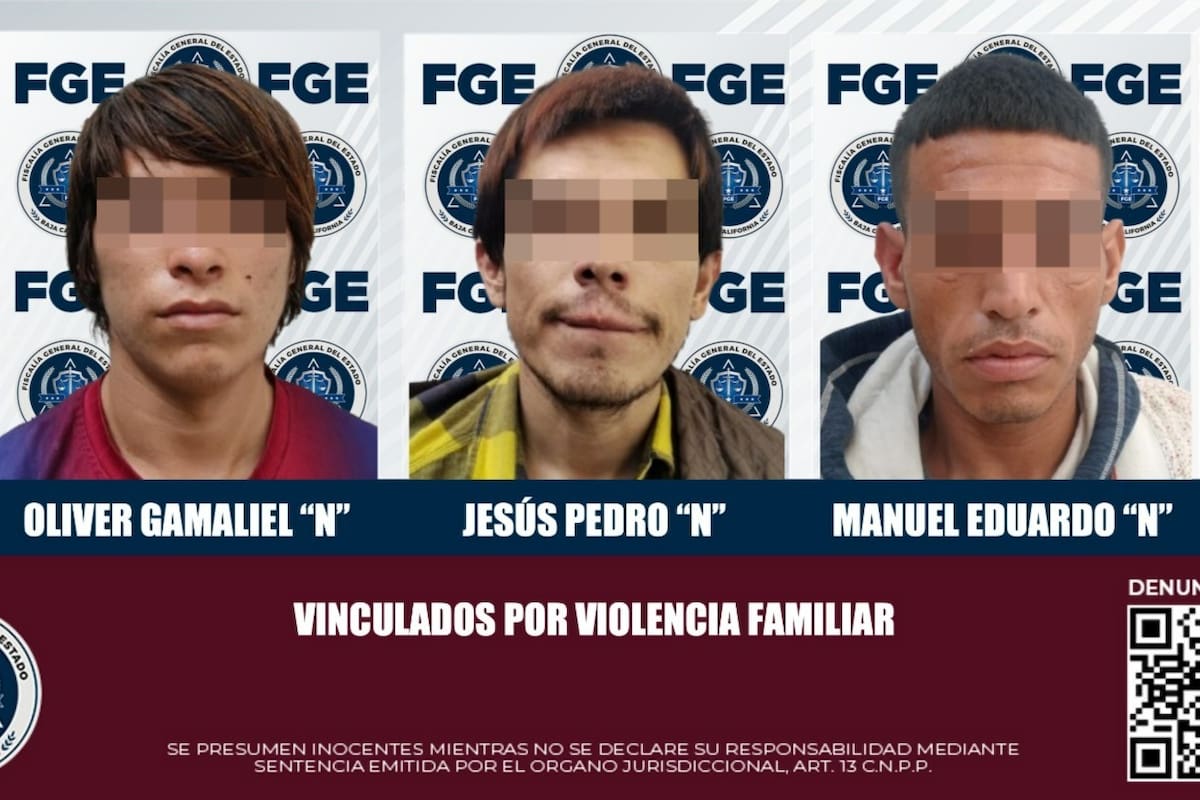 Procesan a tres por violencia familiar en Mexicali