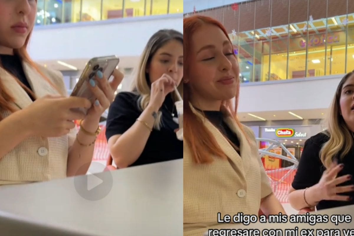“¿Es neta?”: Tras decirles a sus amigas que regresará con su ex pareja, esta fue su reacción