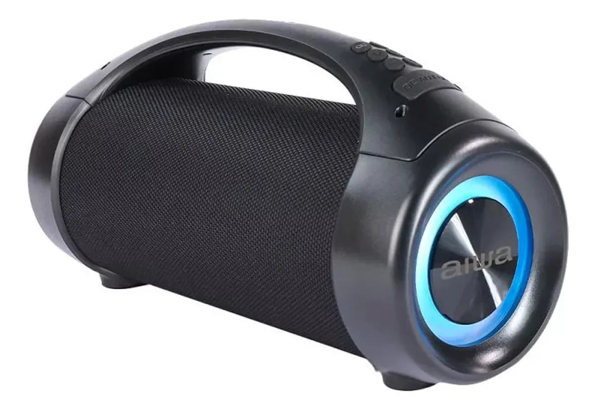 Bocina Portátil Aiwa Aws600bt Con Bluetooth Waterproof Negra | Captura Mercado Libre
