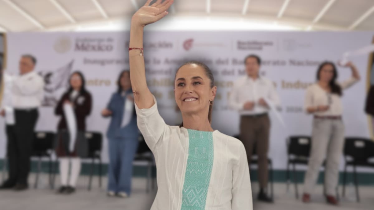 La presidenta anunció la incorporación de las mujeres en los libros de la Nueva Escuela Mexicana. (Presidencia)