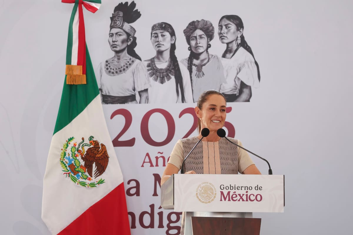 Claudia Sheinbaum este 4 de mayo de 2025. | Foto: Presidencia