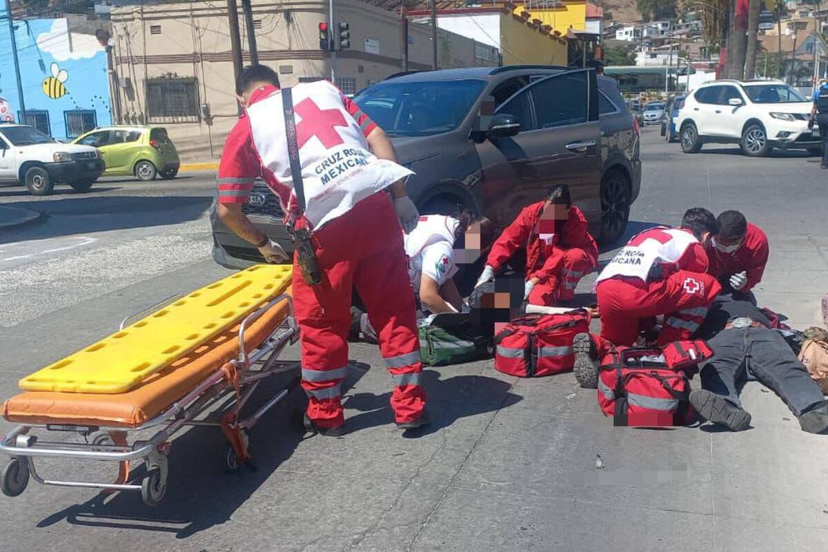 Atropellan a pareja en zona turística de Ensenada