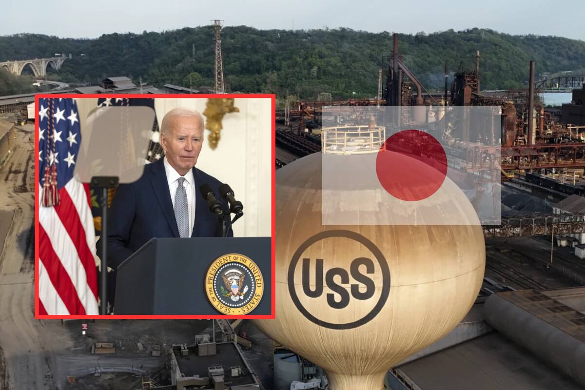 Biden bloquea venta de US Steel a compañía japonesa Nippon Steel: “Un riesgo para la seguridad nacional”