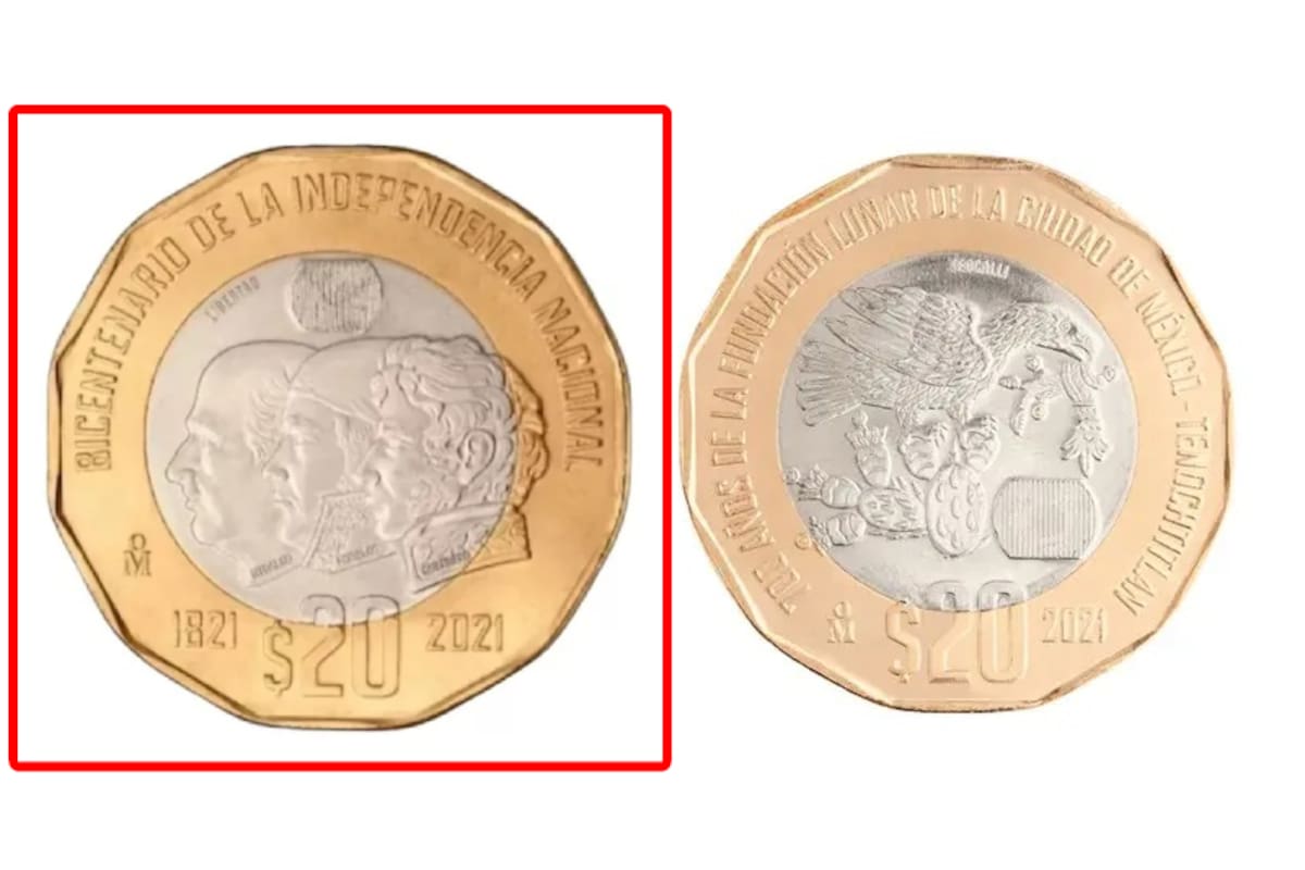 ¿La tienes? Moneda mexicana de 20 pesos es vendida en 1,200,000