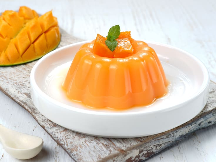 Gelatina de mango