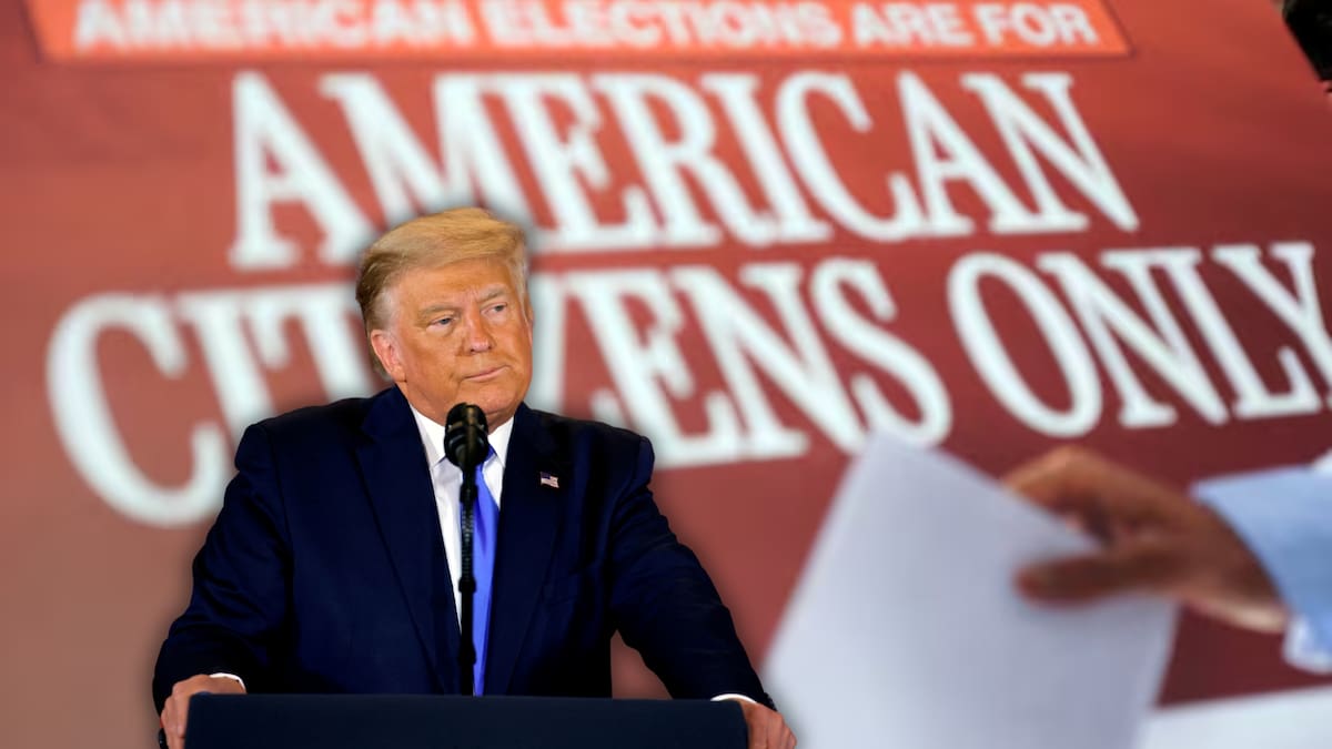 Trump afirma que el voto de no ciudadanos es generalizado en Estados Unidos, pero Reuters halló solo 129 procesos federales desde 1996 y ningún caso de una operación coordinada para alterar elecciones