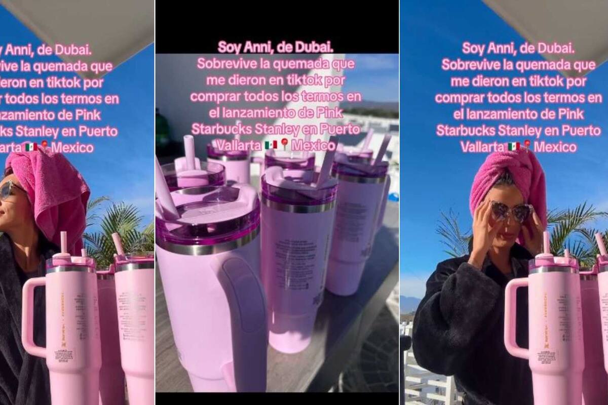 VIDEO: Mujer presume haber comprado todos los termos Stanley en una cafetería de Puerto Vallarta; le llueven críticas