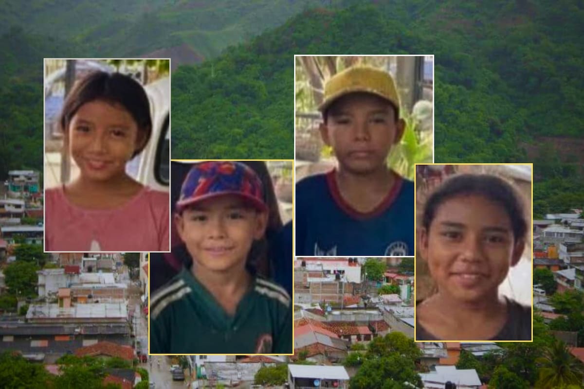 Desaparecen 4 hermanitos de 8, 10, 12 y 13 años en zona rural de Acapulco