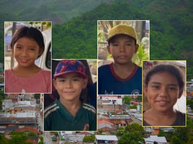 Desaparecen 4 hermanitos de 8, 10, 12 y 13 años en zona rural de Acapulco