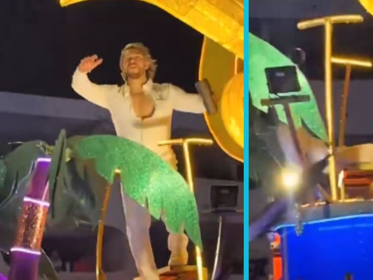 Aldo de Nigris sufre aparatosa caída en pleno desfile en el Carnaval de Mazatlán: ¿cuál es su estado de salud?
