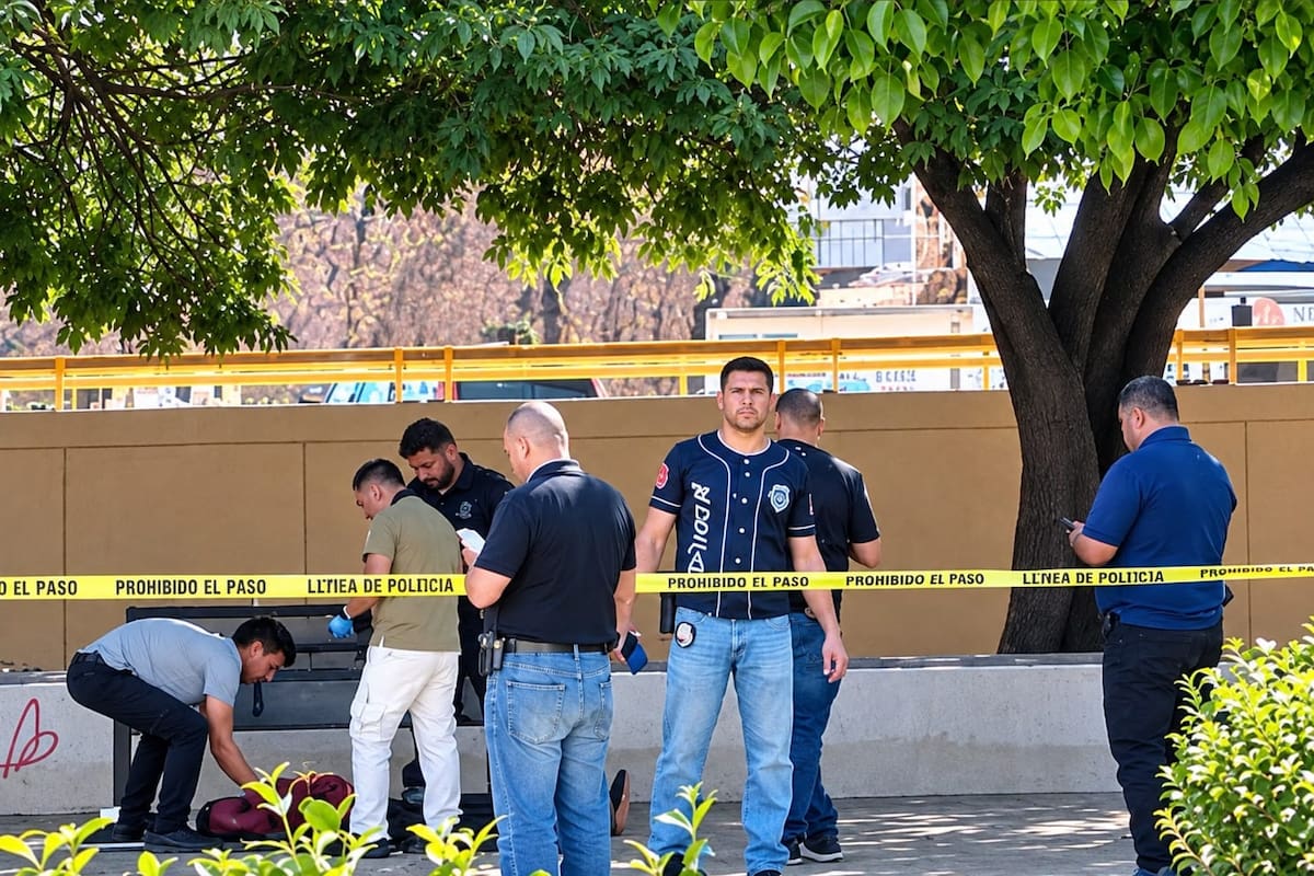 Hallan sin vida a hombre en la plaza Monumento a la Razón de Nogales y las autoridades investigan las causa