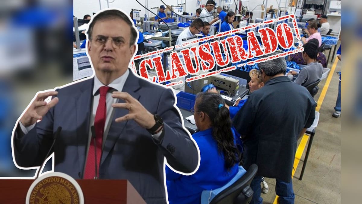 El secretario de Economía, Marcelo Ebrard, ha informado el cierre de más de 400 maquiladoras a raíz de incumplimientos. | Archivo GH
