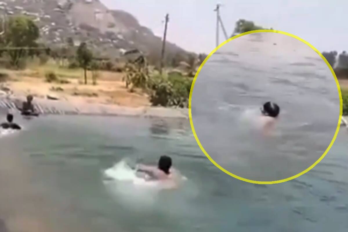 VIDEO: Joven muere ahogado en estanque mientras intentaba aprender a nadar; su hermano graba su muerte