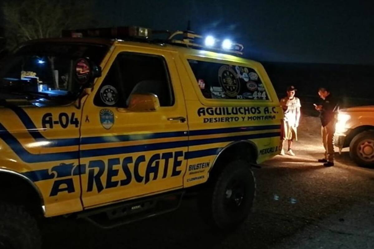 Rescatan a hombre en Laguna Salada
