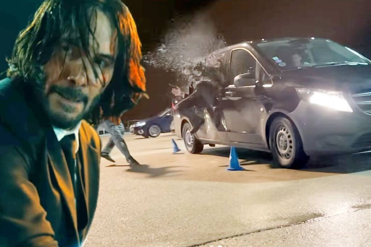 Keanu Reeves y sus acrobacias en películas a sus 57 años