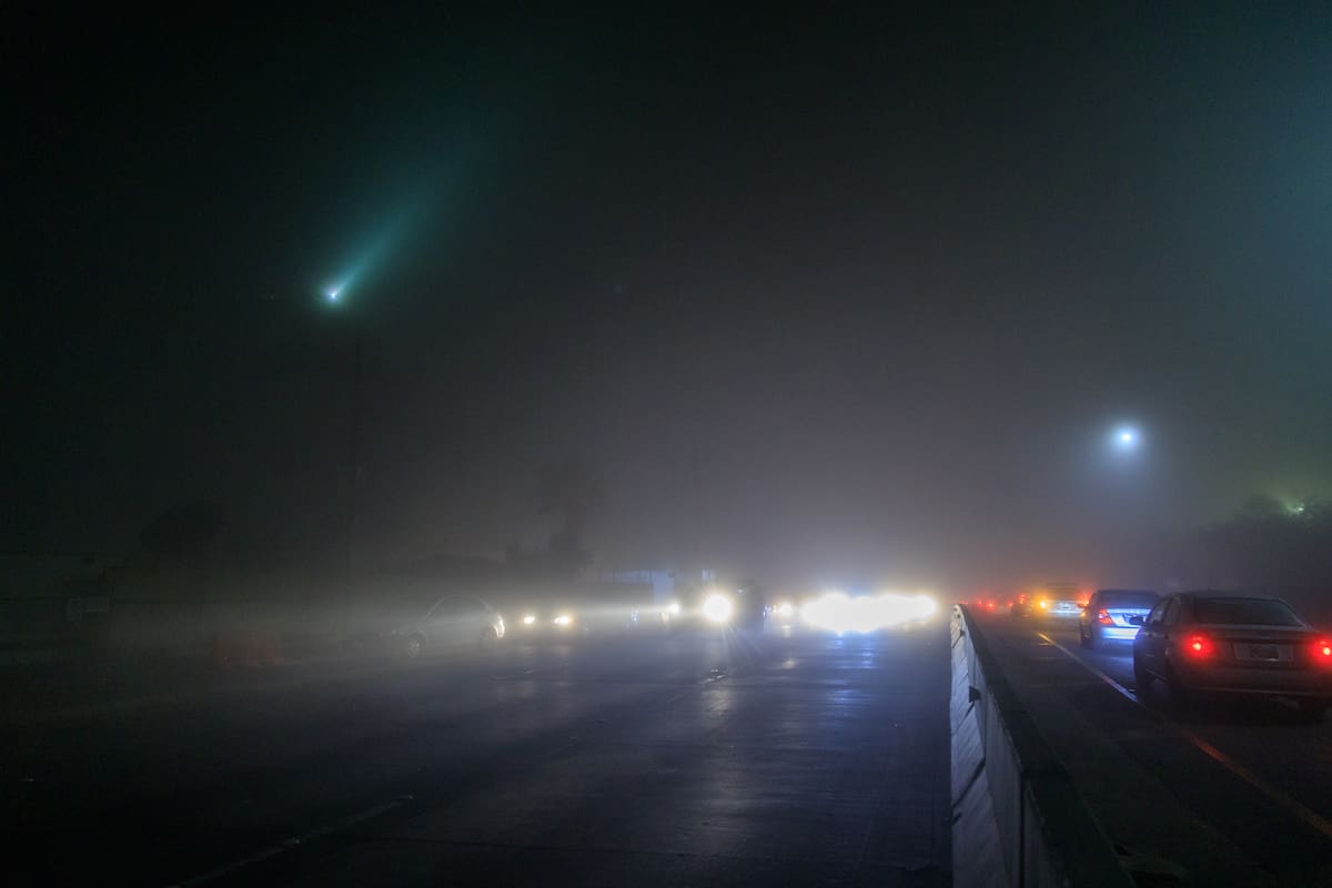 La neblina se hace presente en Tijuana