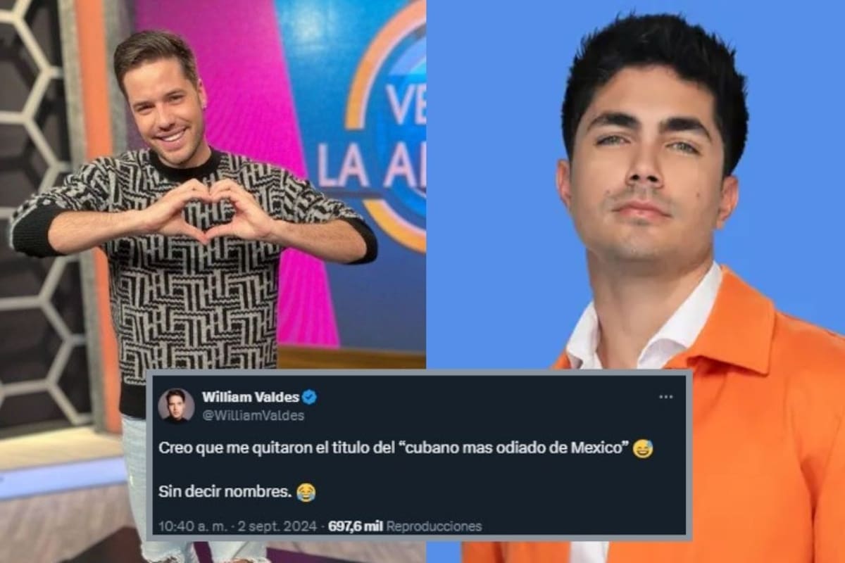 William Valdés celebra ya no ser el cubano “más odiado” de México gracias a Sian