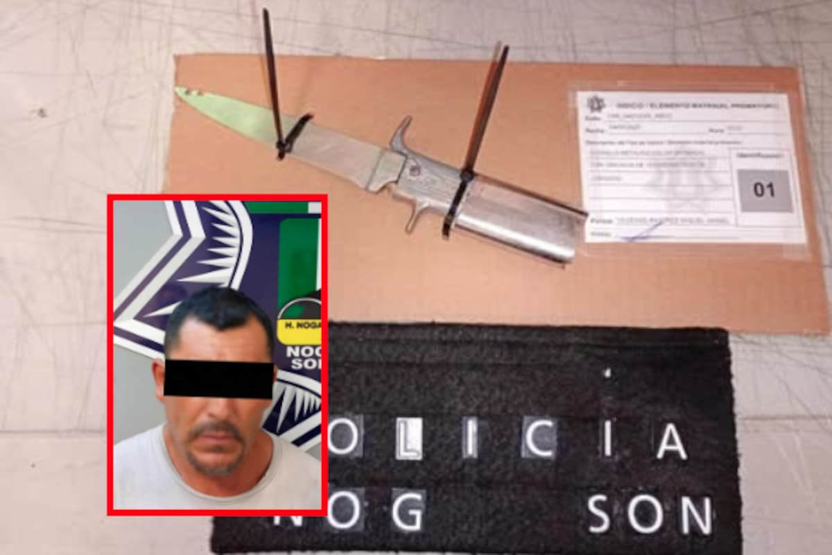 Detienen a hombre por allanamiento de morada y portación de arma prohibida