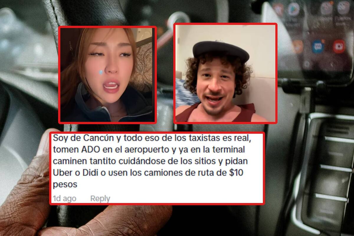 Usuarios en redes reconocen que en Cancún el cobro excesivo en taxis es real, tras denuncias de dos influencers