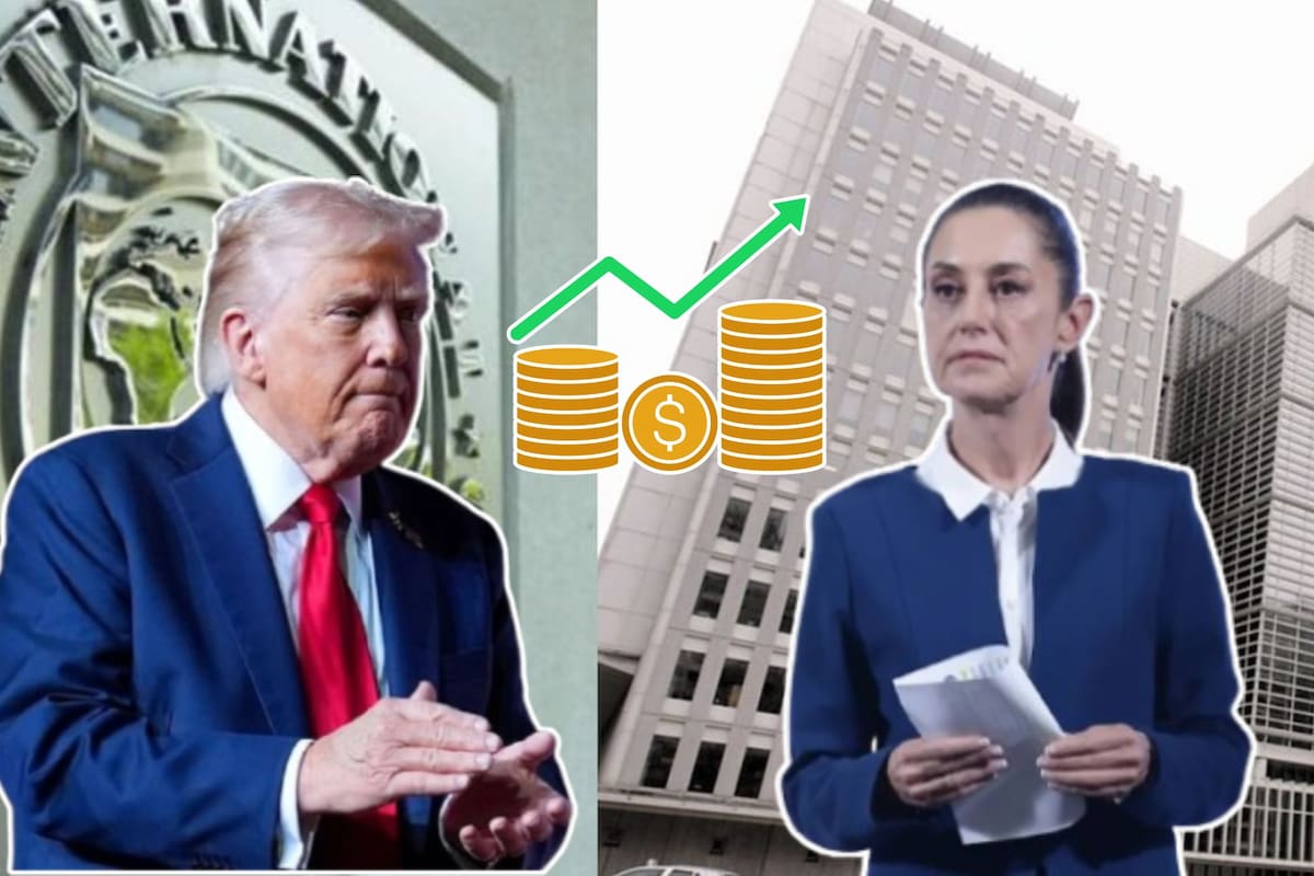 Aranceles de Trump no logran frenar economía mexicana: FMI descarta recesión para México y eleva su crecimiento a 1%