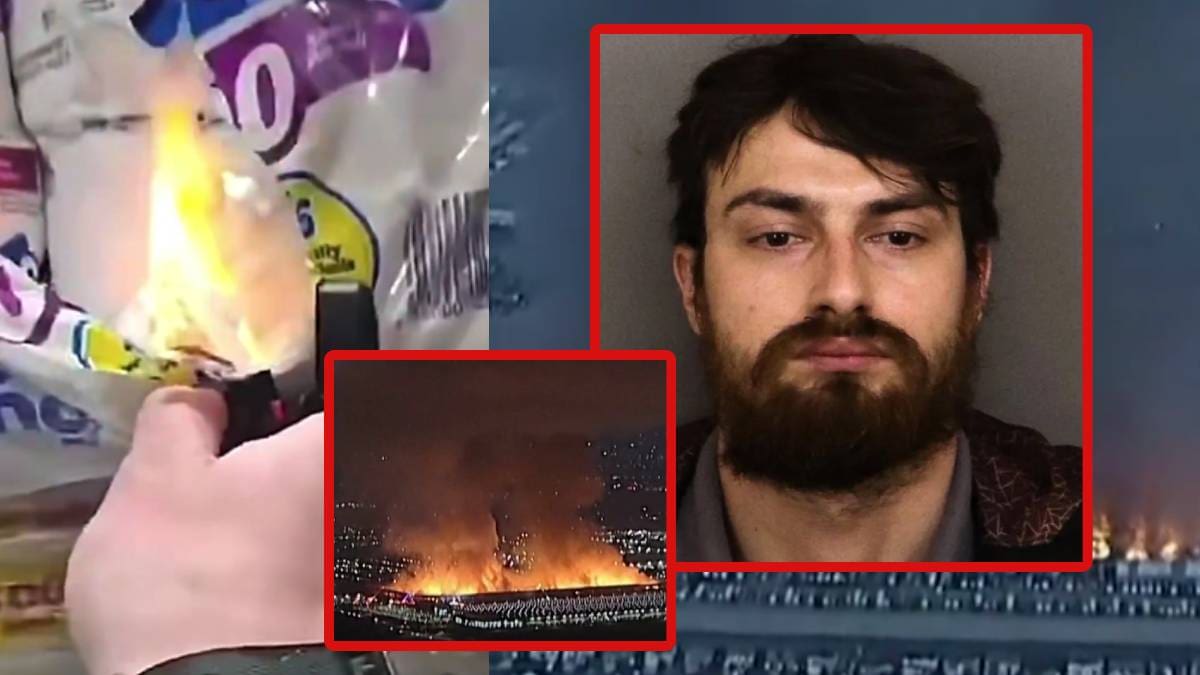 Un empleado de 29 años incendió un almacén de Kimberly-Clark quemando papel higiénico, dejando pérdidas de hasta 500 millones de dólares (8,675,000,000 pesos mexicanos) y ahora enfrenta cargos federales con penas de hasta 20 años de prisión | VIDEO