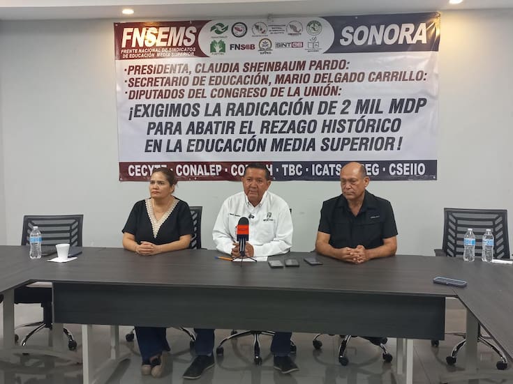 Marcharán miembros del Frente Nacional de Educación Media Superior para exigir aprobar millonario recurso para atender rezago salarial en preparatorias