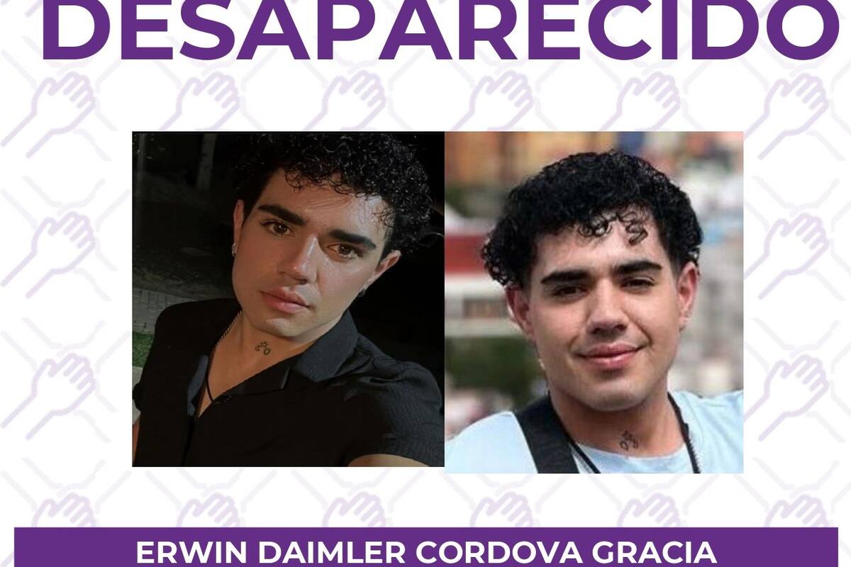 Comisión de Búsqueda de Sonora solicita ayuda para localizar a Edwin Daimler Córdoba Gracia