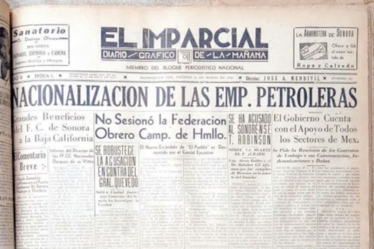EL IMPARCIAL, un testigo de la historia