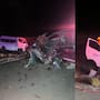FGJES investiga choque frontal en Hermosillo; murieron tres personas