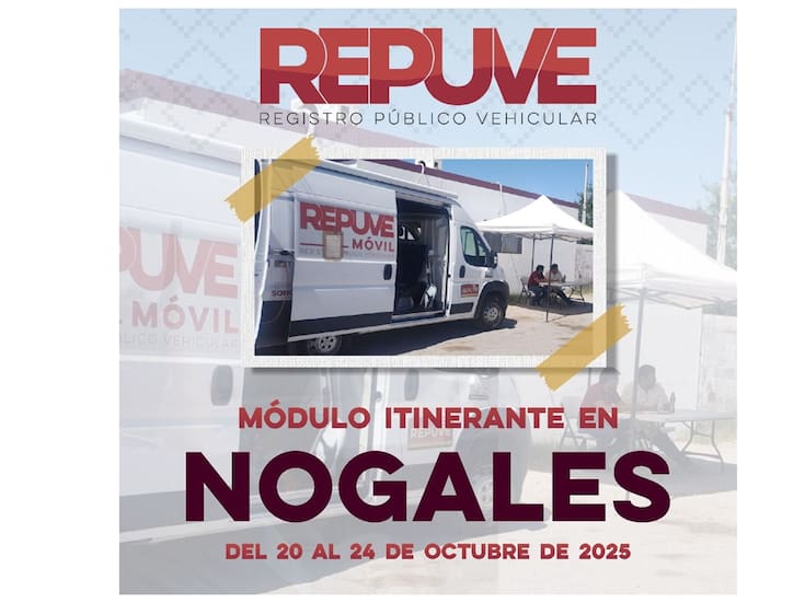 Módulo Repuve vuelve a Nogales: esta semana, regulariza tu auto extranjero