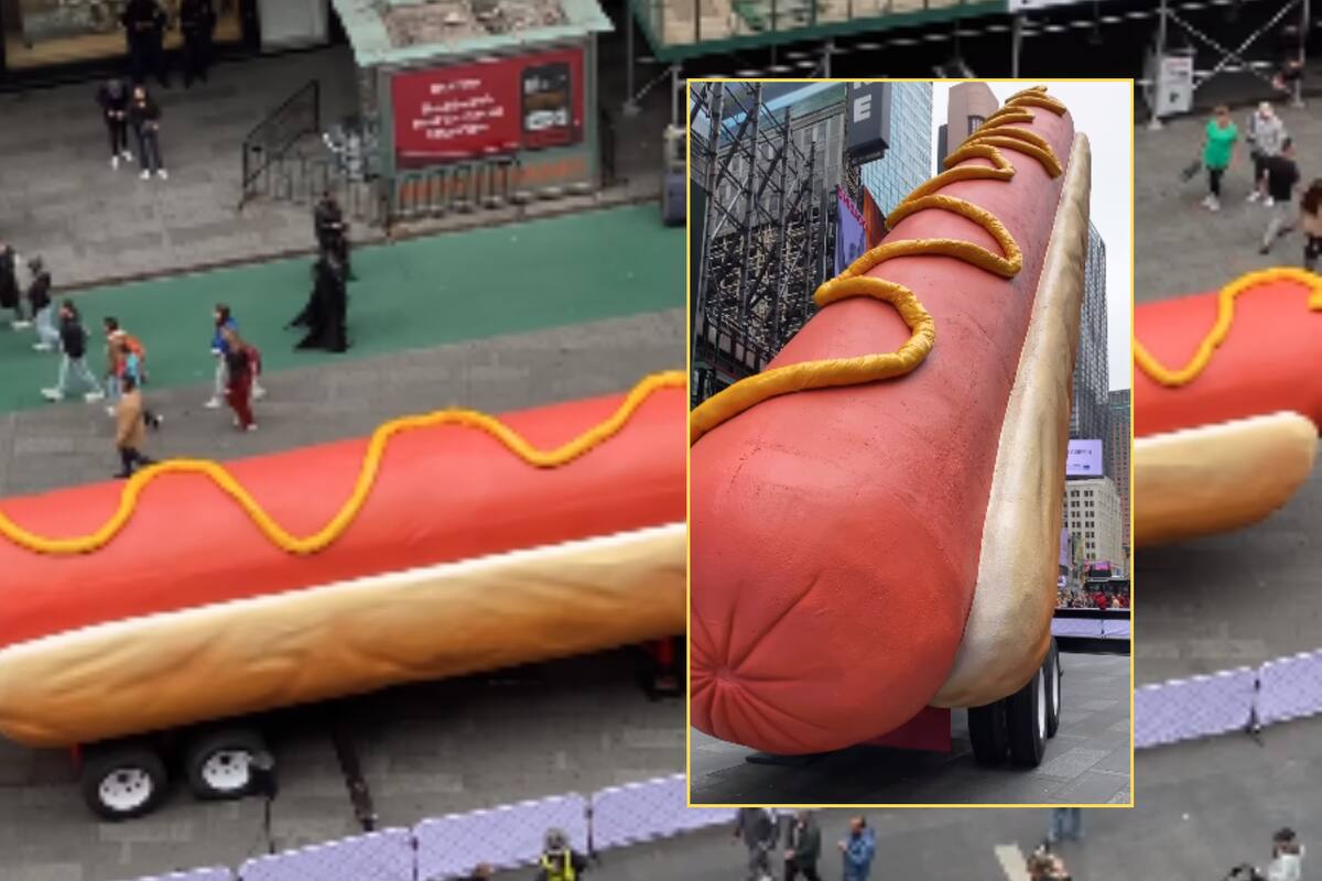 ¿Por qué hay un enorme Hot Dog instalado en medio del Times Square en Nueva York?