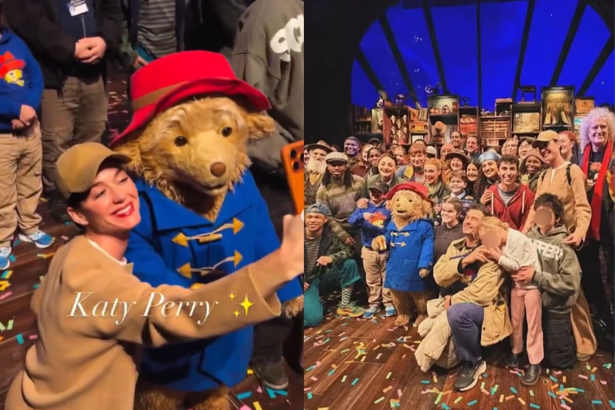Katy Perry y Orlando Bloom captados juntos en teatro de Londes para la función “Paddington: The Musical” (FOTOS)