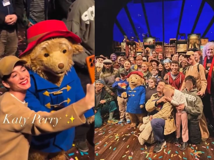 Katy Perry y Orlando Bloom captados juntos en teatro de Londes para la función “Paddington: The Musical” (FOTOS)